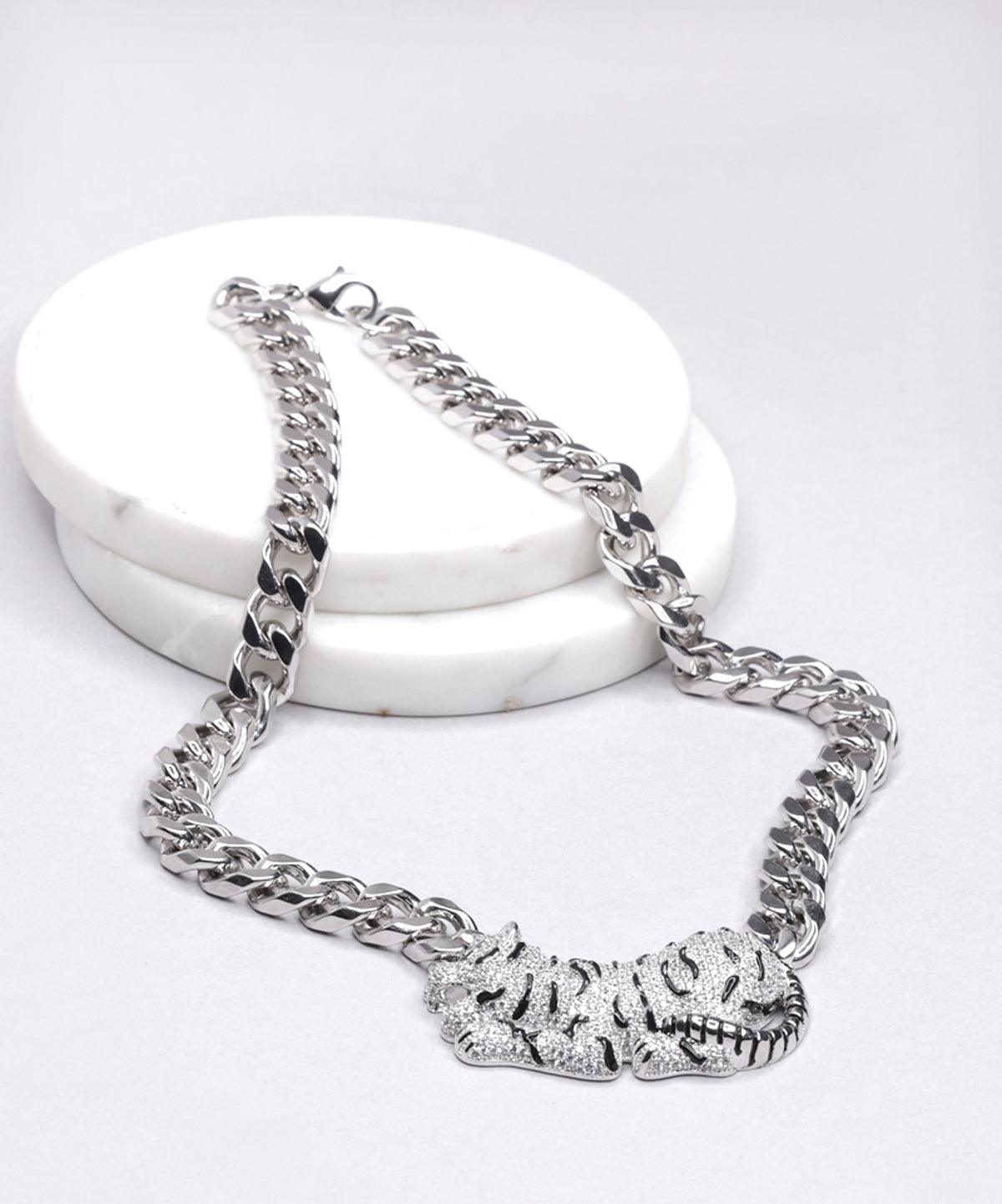 BE CALM TIGER NECKLACE