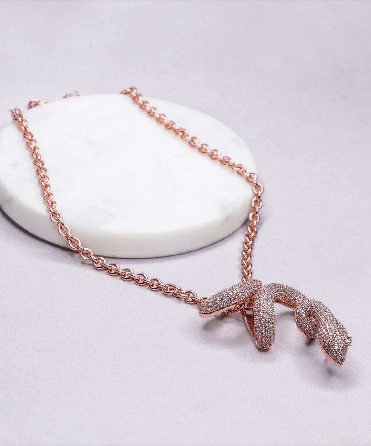 BE CALM SERPENTINE NECKLACE