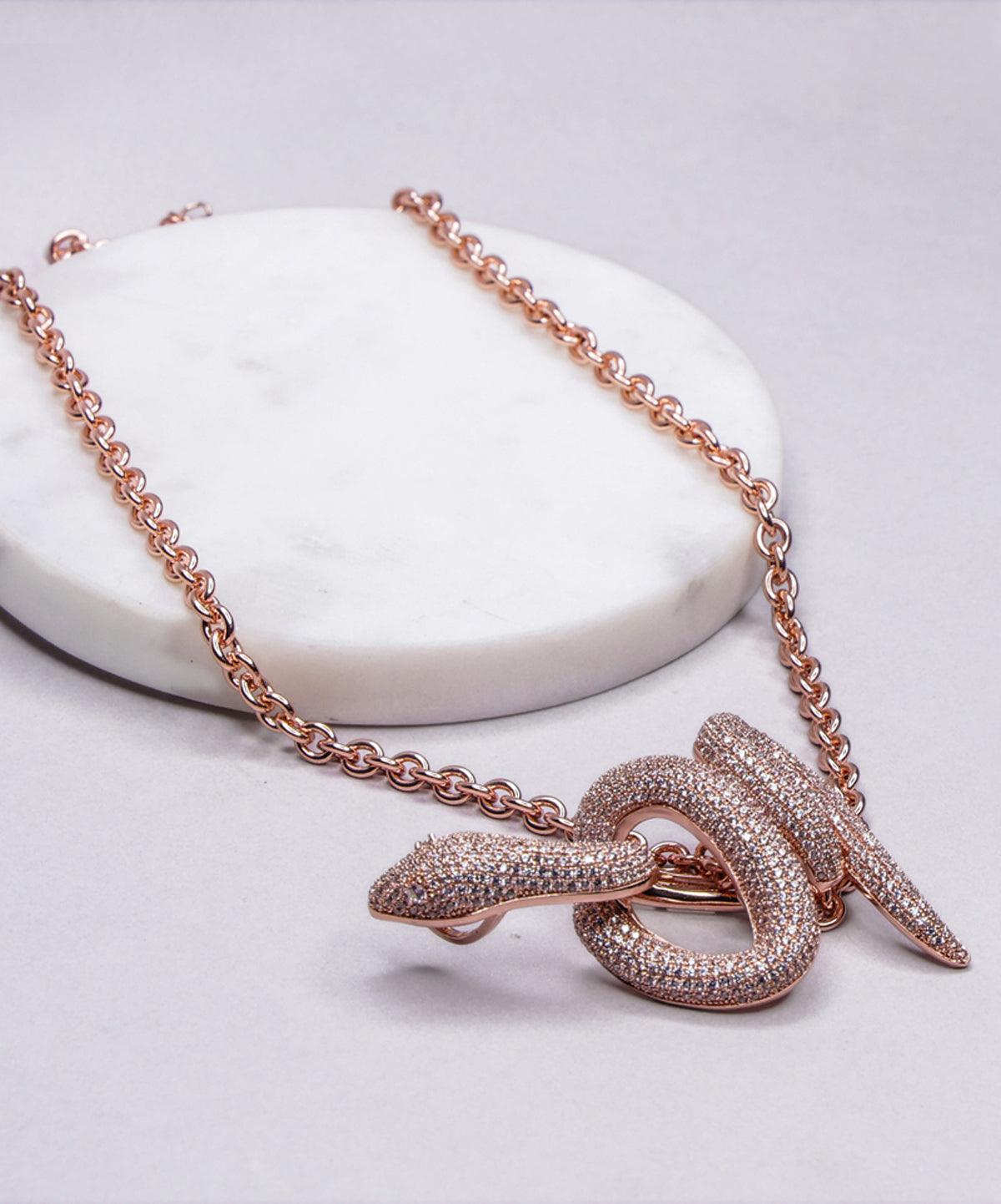 BE CALM SERPENTINE NECKLACE