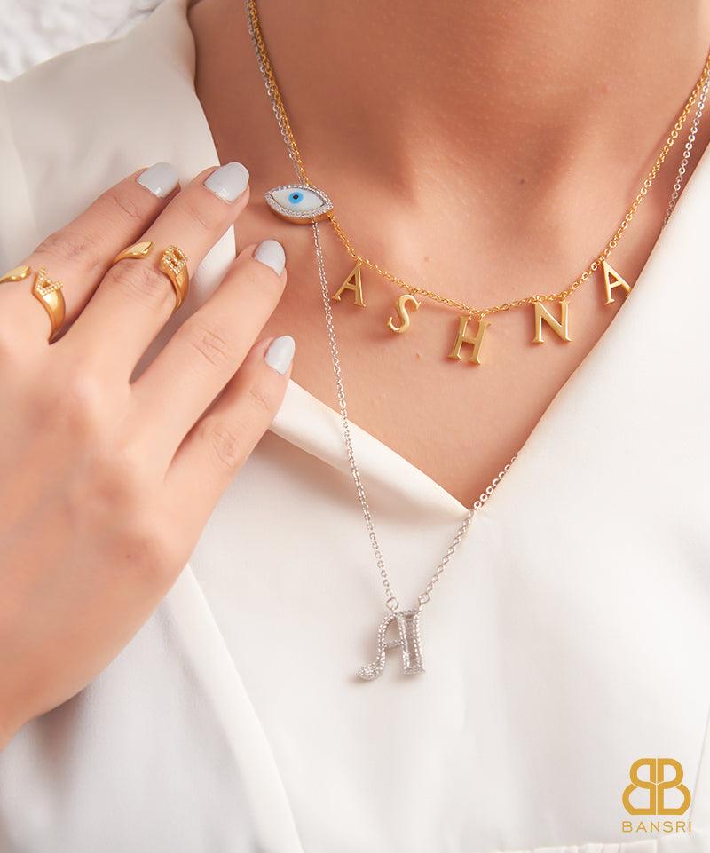 Personalized Name Charm Necklace
