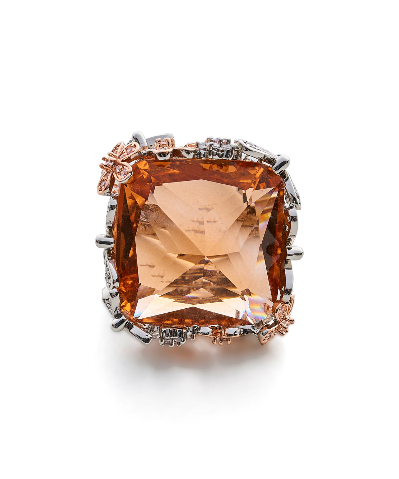 Chrysalis Nur Citrine Cocktail Ring