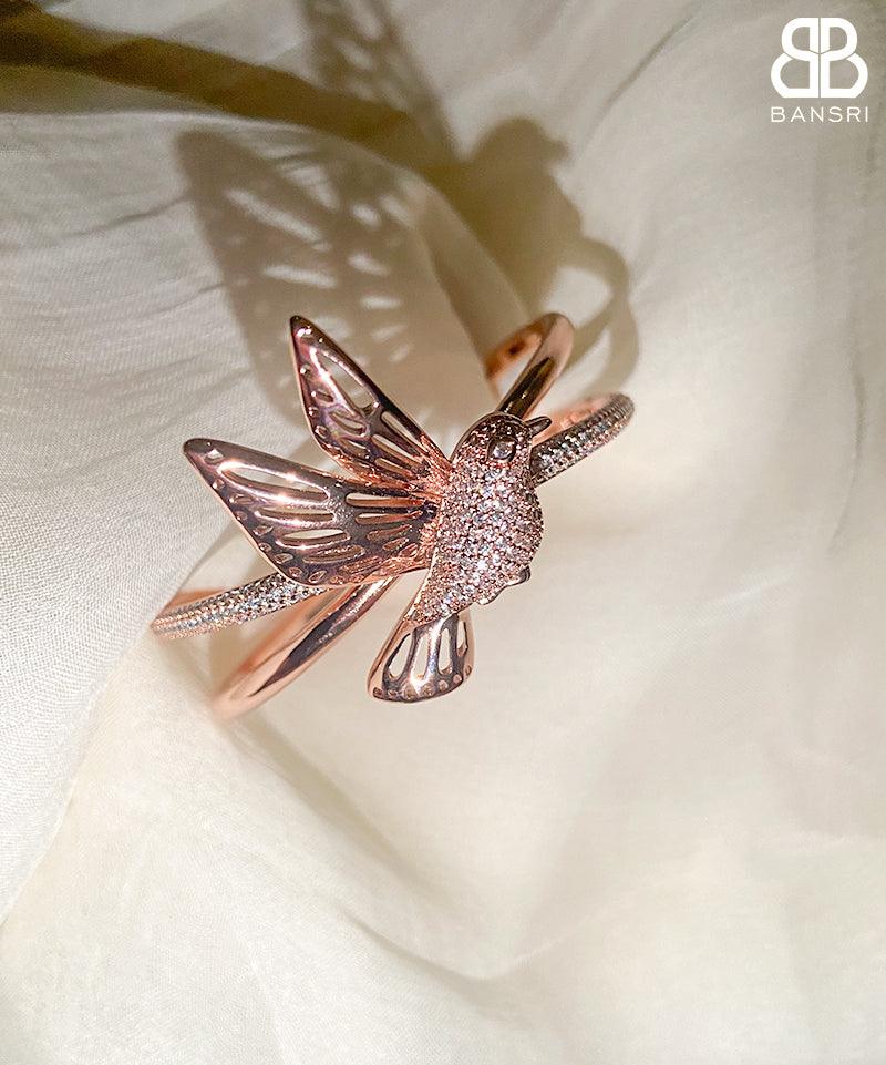 Fly High Bird Bracelet Cuff