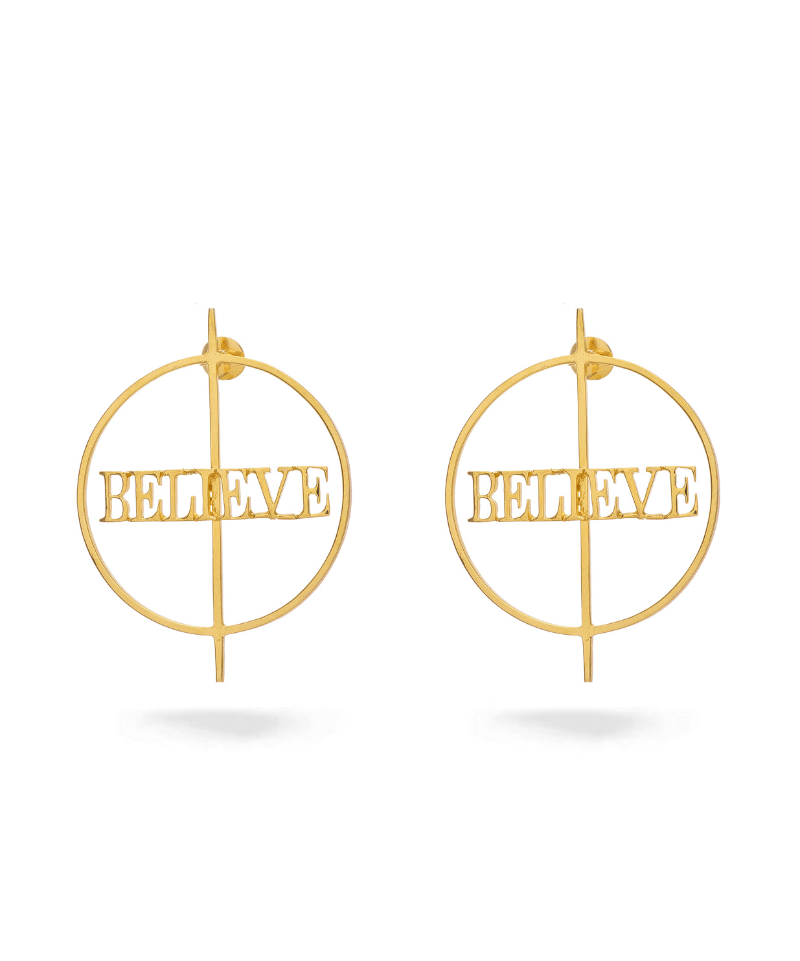 Personalized Name & Arrow Hoop Earrings