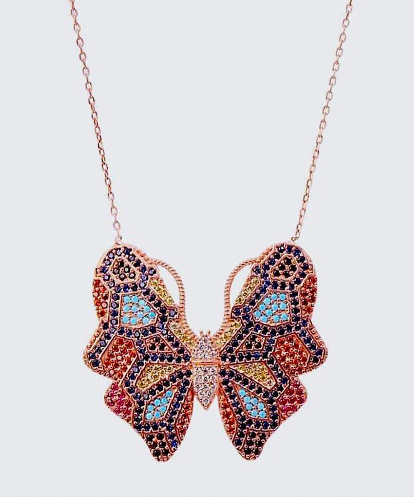 Outlet Swarovski Butterfly Necklace