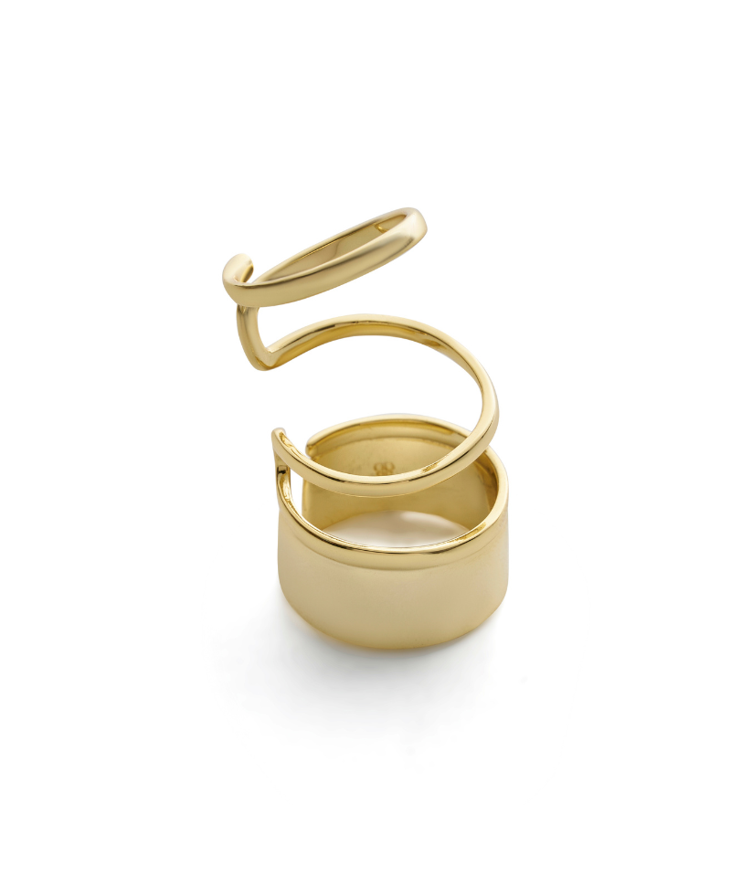 Farrah Gold 5 Finger Ring Set