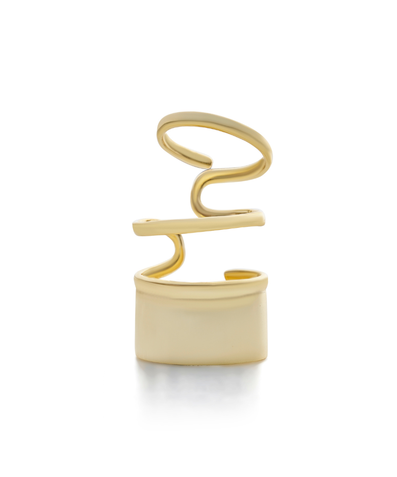 Farrah Gold 5 Finger Ring Set