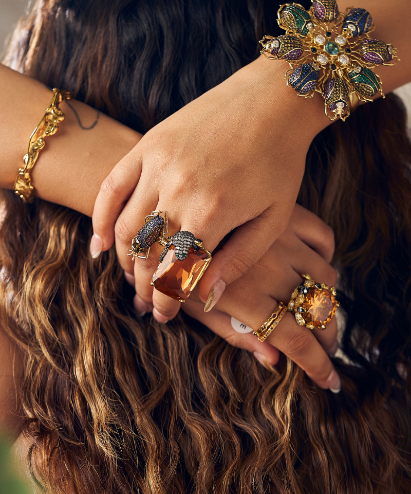 Helena Goddess Cocktail Ring