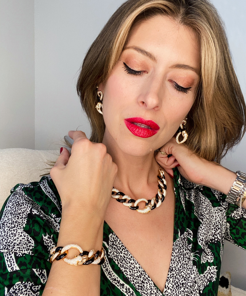 Twister Panther Jewelry Set
