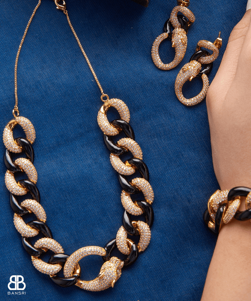 Twister Panther Jewelry Set