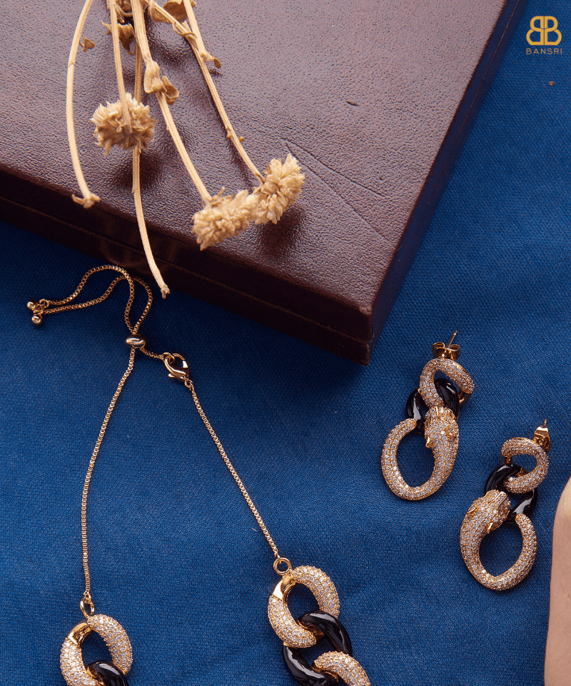 Twister Panther Jewelry Set