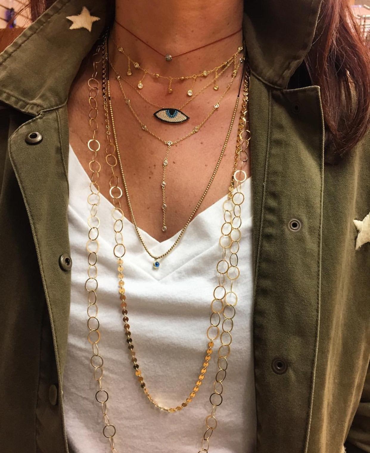 Sterling Silver Third Eye Necklace