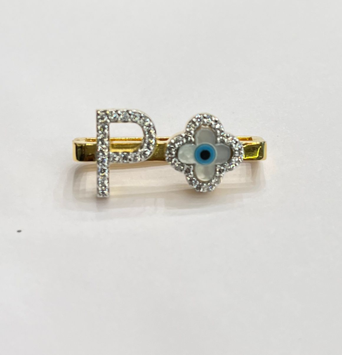 Personalized Clover Initial I-Watch Charm
