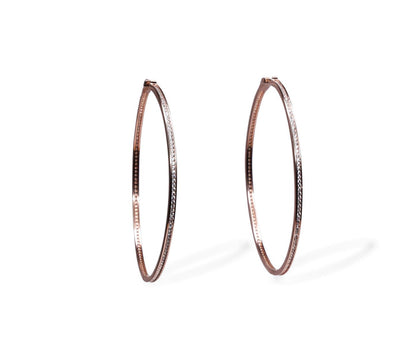 Slim Oversize Hoop Earrings