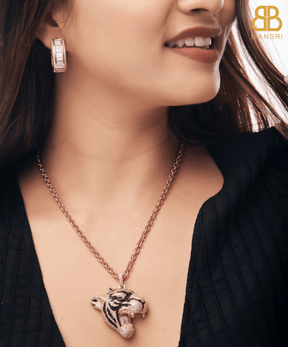 Roaring Panther Necklace - Bansri Mehta Design