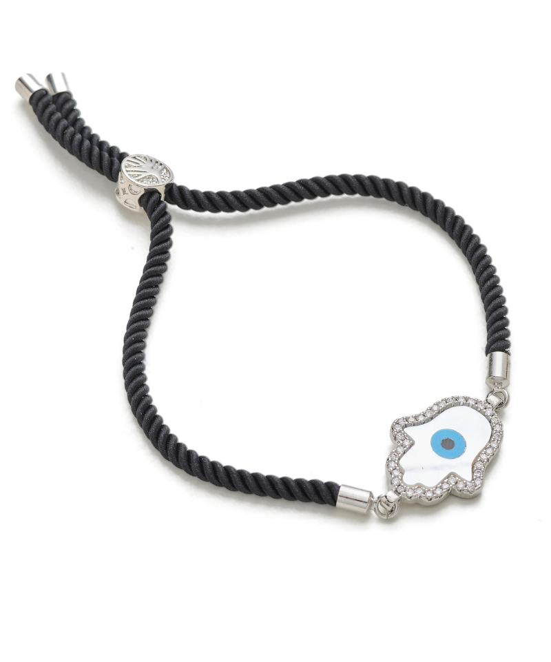 Hamsa Adjustable Cord Bracelet