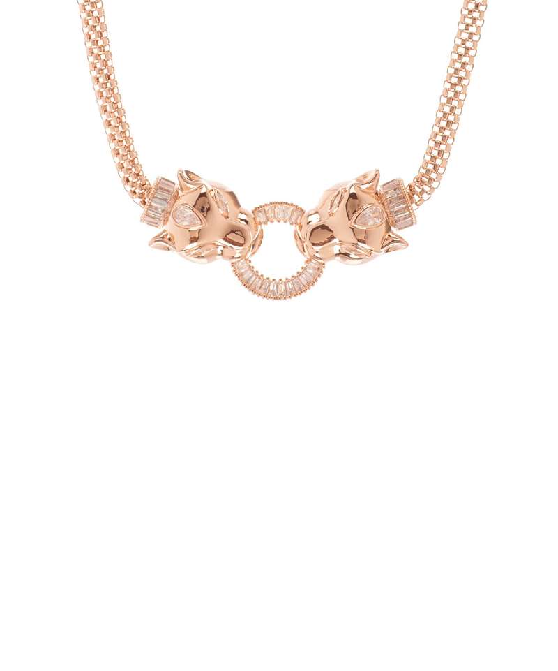 Panthera Baguette Collar Necklace