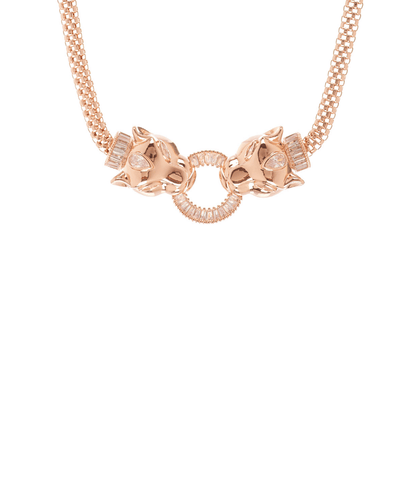 Panthera Baguette Collar Necklace