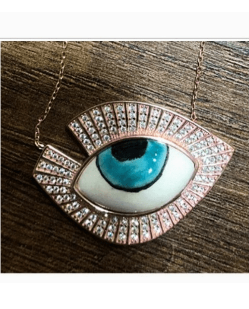 Gorgeous Glam Evil Eye Necklace