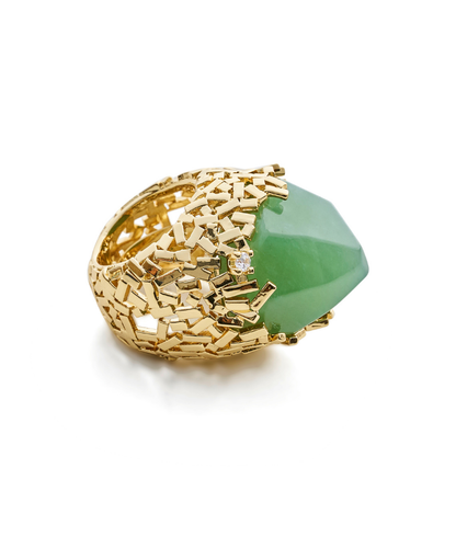 Madalena Futura Jade Cocktail Ring