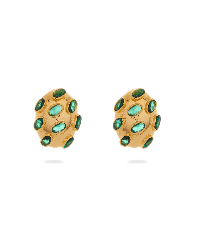 Polki Stone Stud Earring