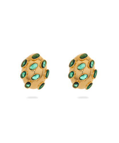 Polki Stone Stud Earring