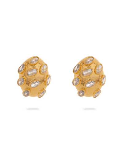 Polki Stone Stud Earring