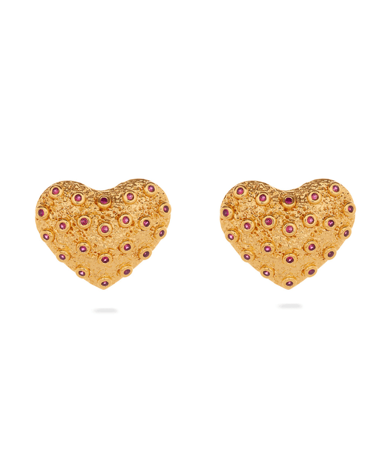 Pop Goes My Heart Statement Stud Earring