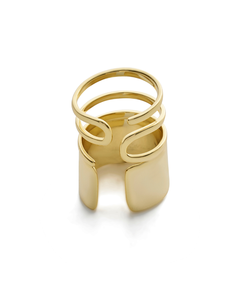 Farrah Gold 5 Finger Ring Set