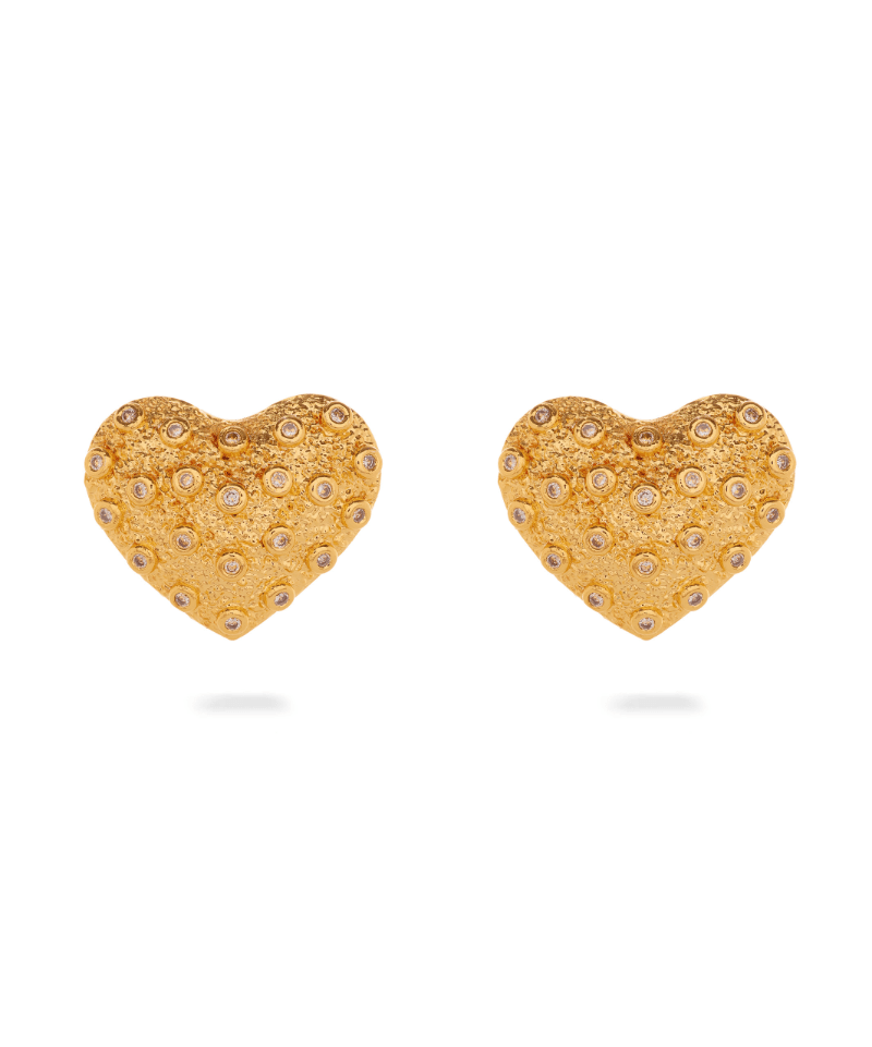 Pop Goes My Heart Statement Stud Earring