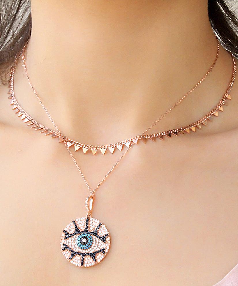 Third Eye Medallion Necklace - Bansri Mehta Design