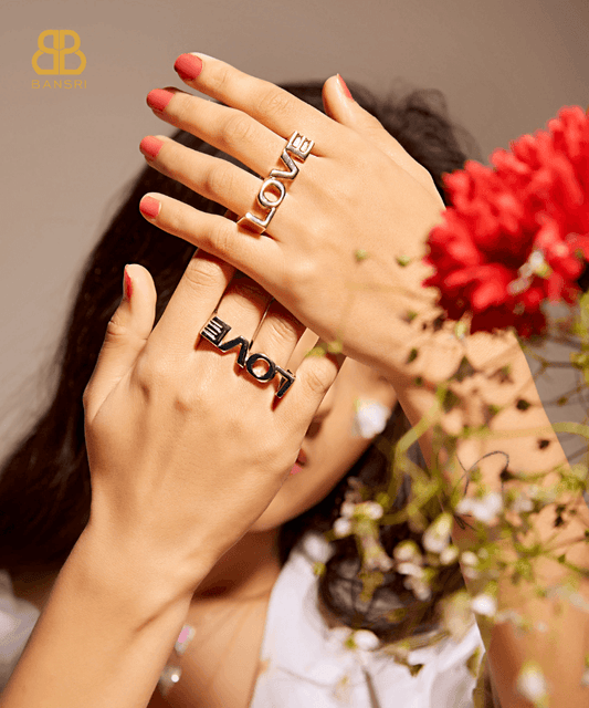 Love Rings Set of 2 - Bansri Mehta Design