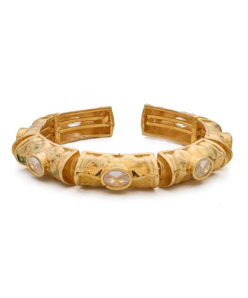 Royalty Gemstone Flexi Bangle Bracelet