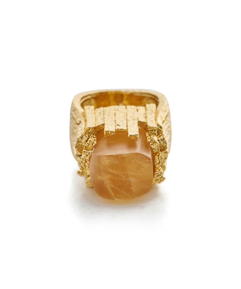 Burj Medusa Citrine Goddess Cocktail Ring