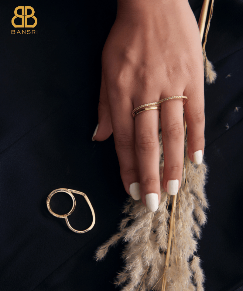 All Hearts Duo Ring - Bansri Mehta Design
