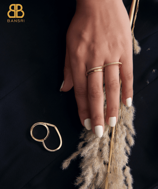 All Hearts Duo Ring - Bansri Mehta Design