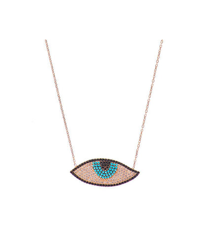 Sterling Silver Third Eye Necklace