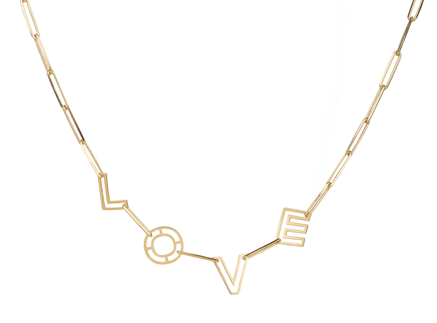 Love Link Collar Chain Necklace