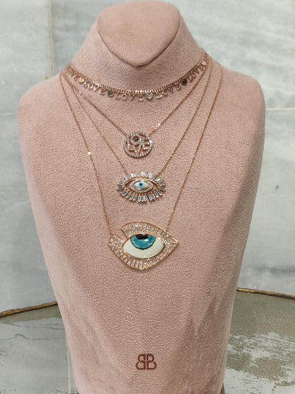 Gorgeous Glam Evil Eye Necklace