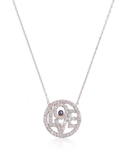 Love With All Your Heart Medallion Necklace