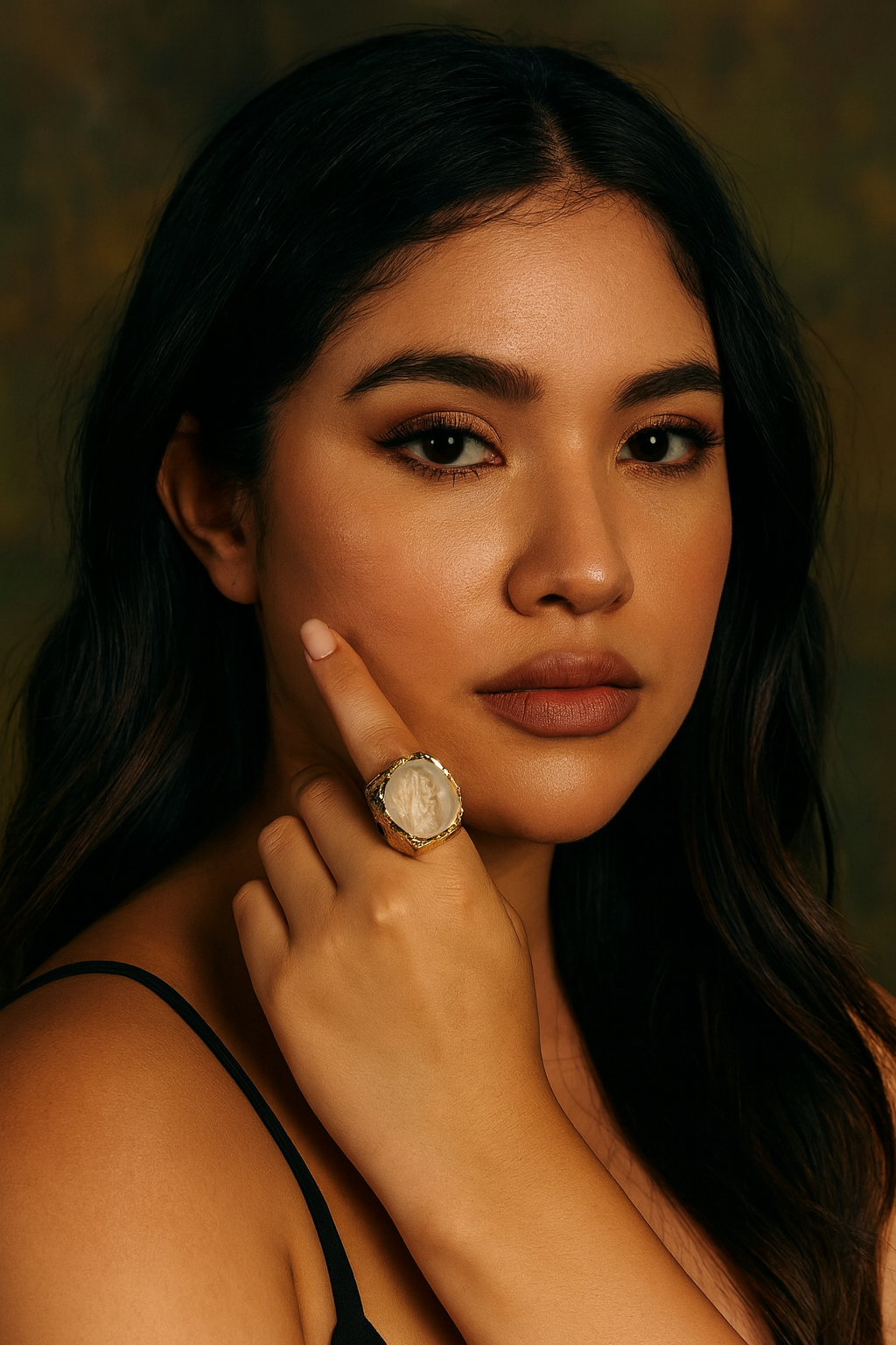 Jacqueline Crystal Quartz Cocktail Ring