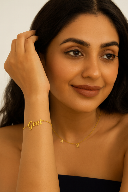 Personalized Name Chain Bracelet