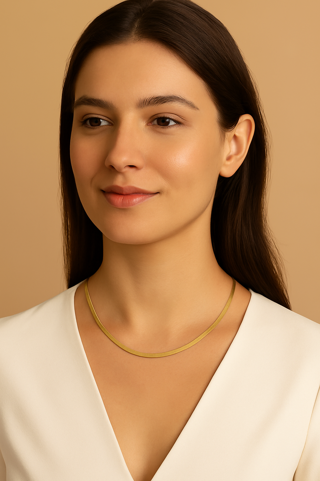 Slithering Snake Gold Chain Necklace