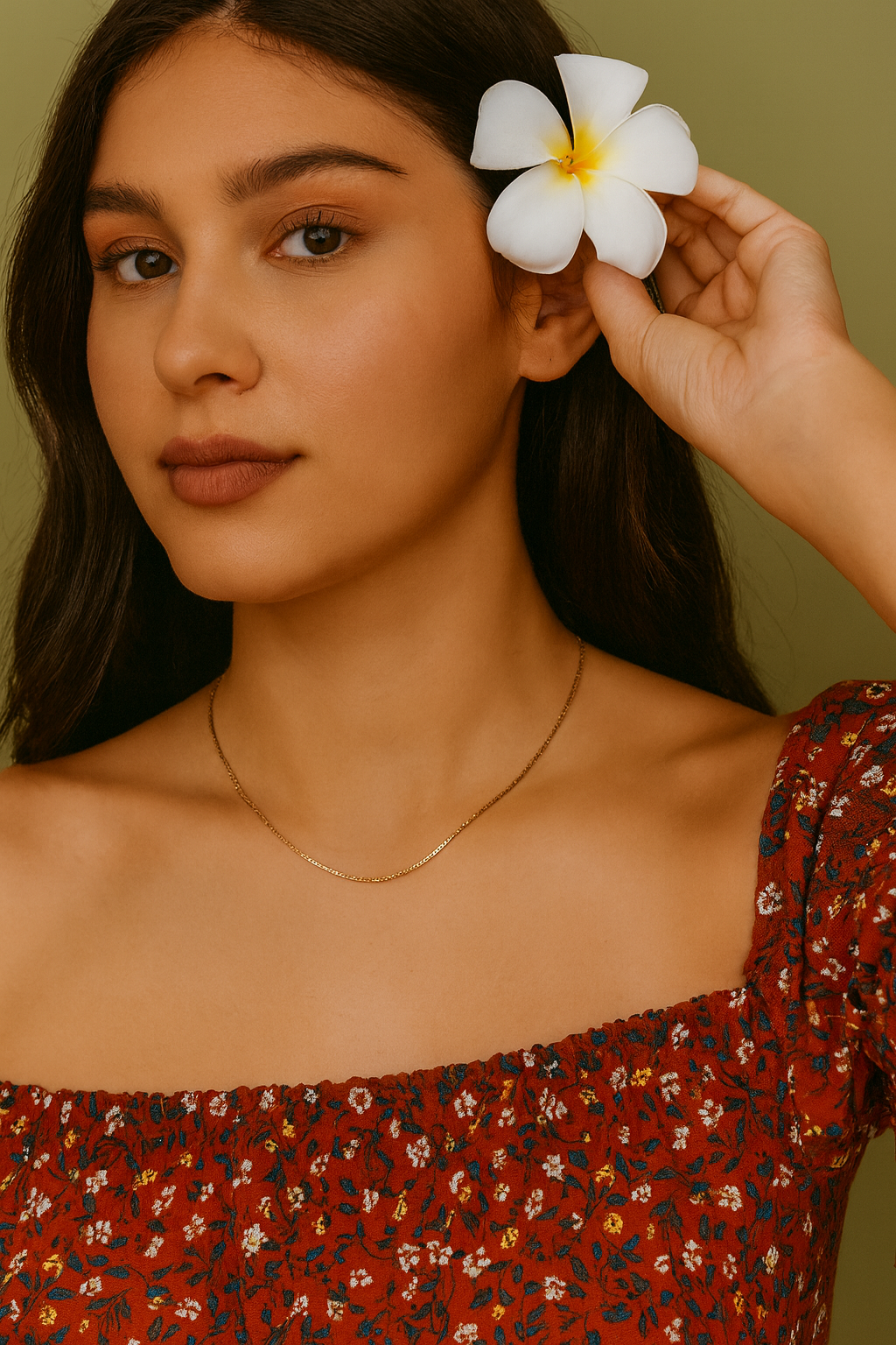 Slithering Snake Rose Gold Chain Necklace