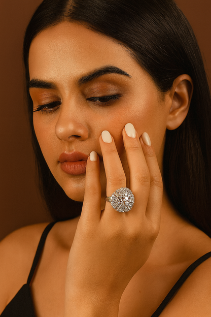 Tiffany Goddess Cocktail Ring