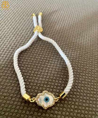 Hamsa Adjustable Cord Bracelet