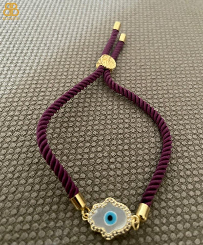 Hamsa Adjustable Cord Bracelet