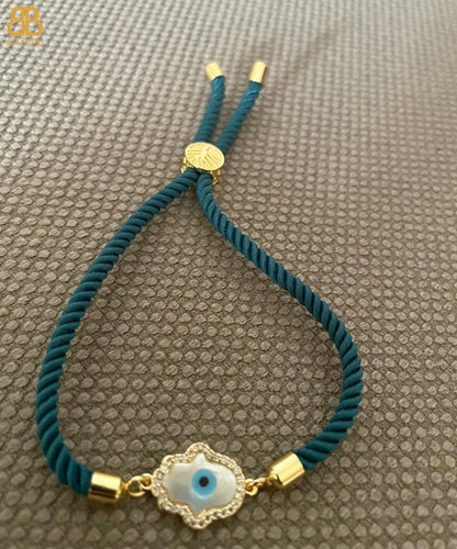 Hamsa Adjustable Cord Bracelet