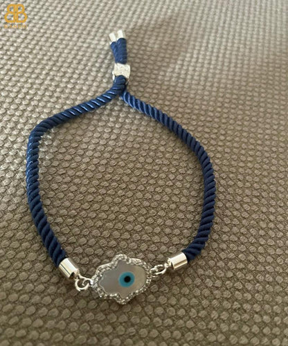 Hamsa Adjustable Cord Bracelet