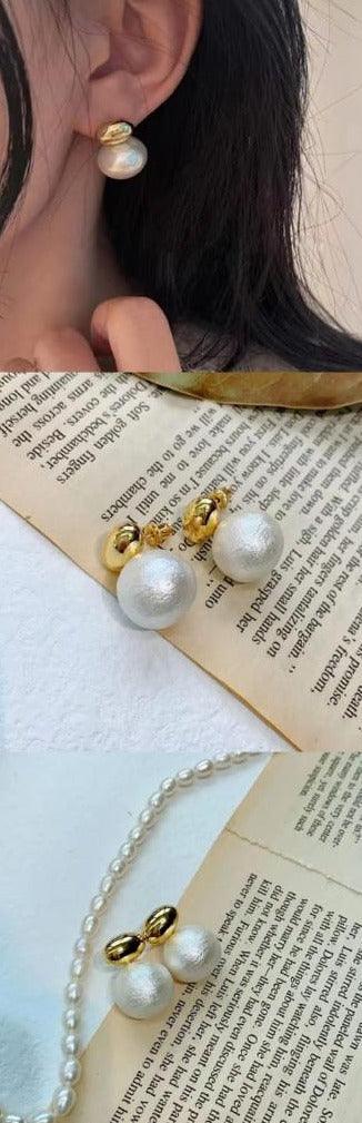 Samara Pearl Earrings - Bansri Mehta Design