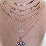 Zigzag V Shaped Collar Chain Necklace